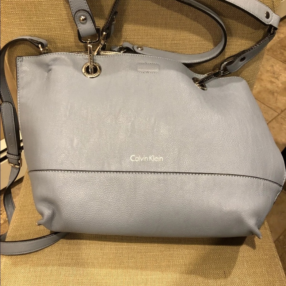 Light Blue / Silver Calvin Klein Bag